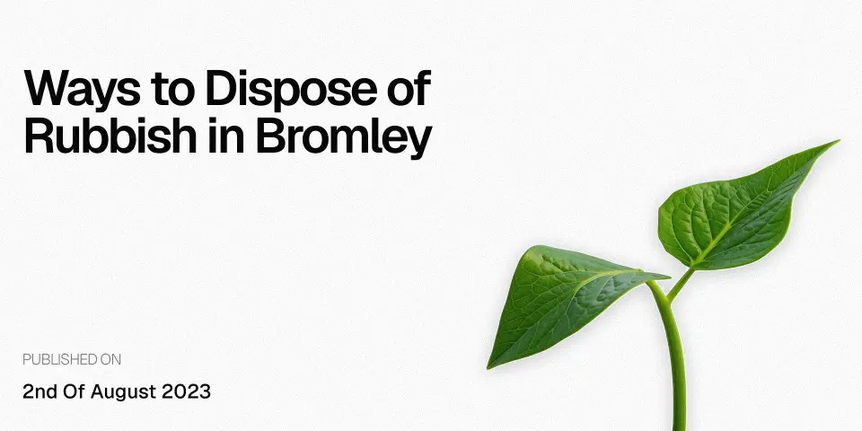 Ways to Dispose of Rubbish in Bromley