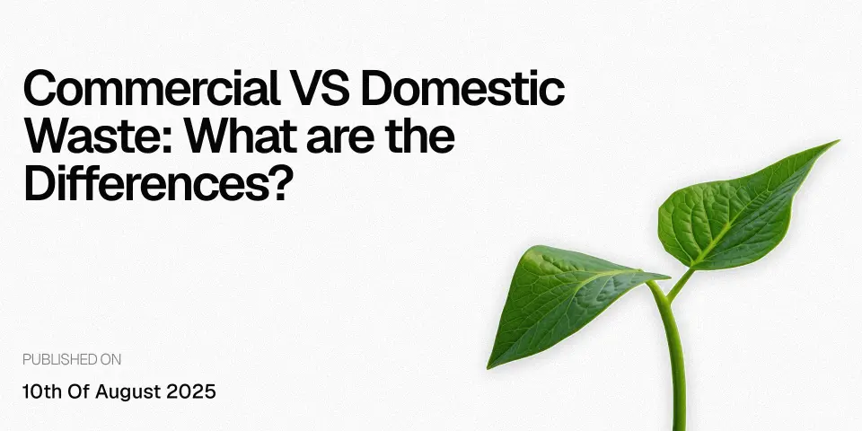 Commercial VS Domestic Waste: What are the Differences?