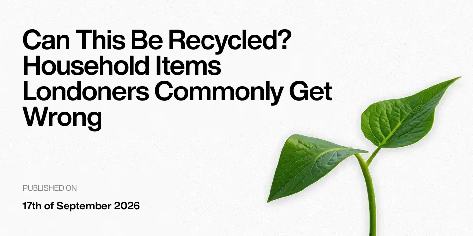 Can This Be Recycled? Household Items Londoners Commonly Get Wrong